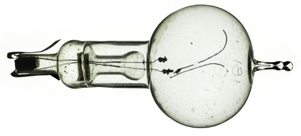 Edison’s original carbon-filament lamp
